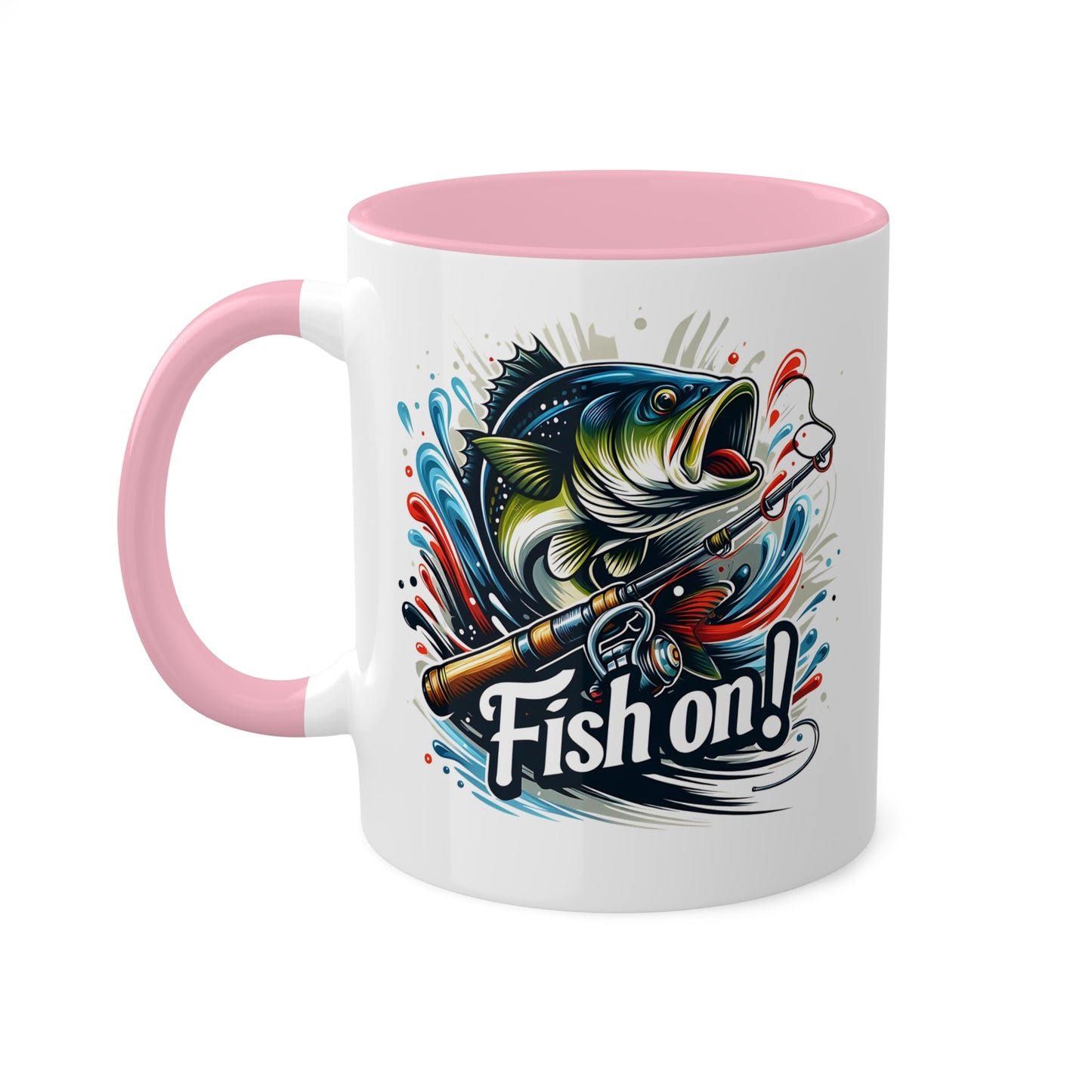 Fish On! - 11oz Colorful Fun Gift Mug