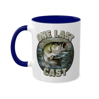 One Last Cast - 11oz Colorful & Fun Coffee Mug