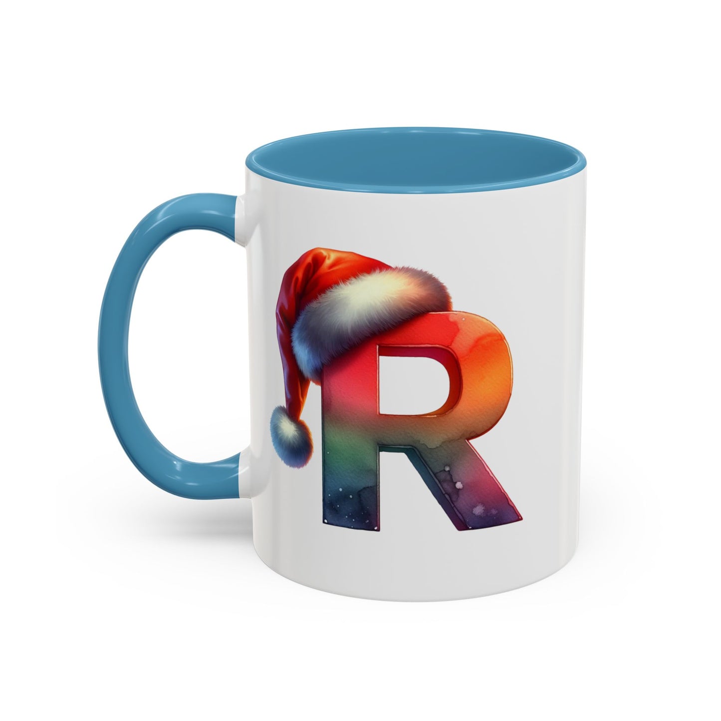 "R" Christmas Alphabet Letter - Holiday Gift Mug (11, 15oz)