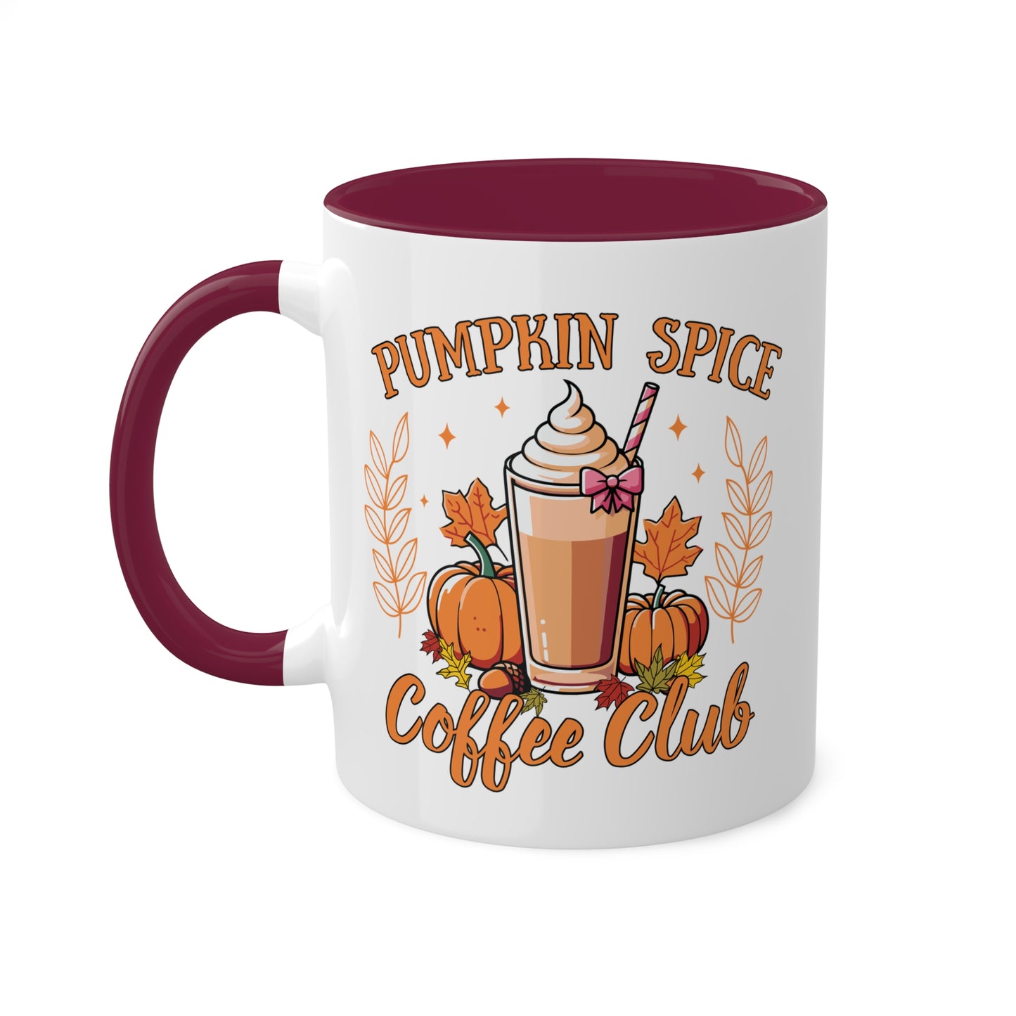 Pumpkin Spice Coffee Club - 11oz Colorful Fall Mug