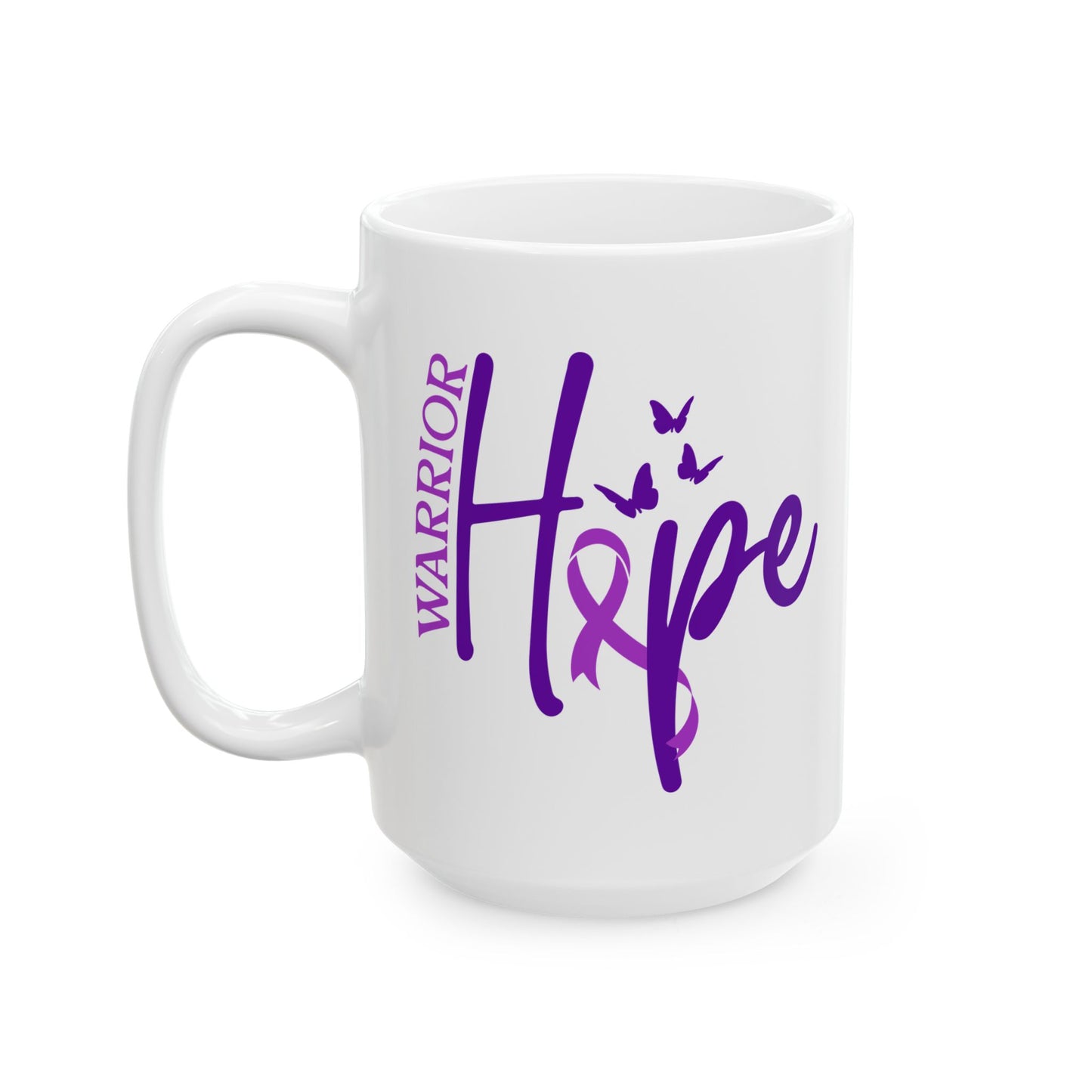 Hope Warrior - Pancreatic Cancer Awareness Coffee Mug (11oz, 15oz)