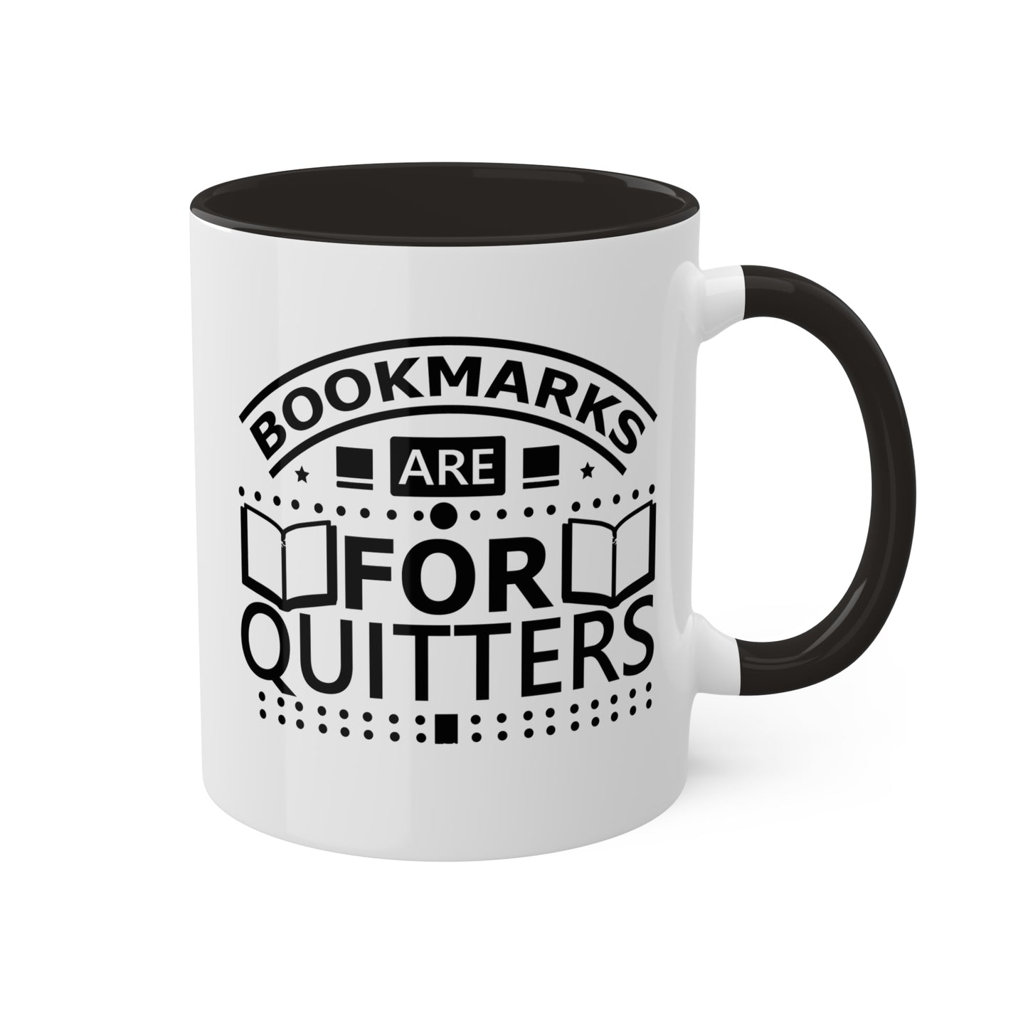 Los marcadores son para los que dejan de leer: taza divertida y colorida de 11 oz