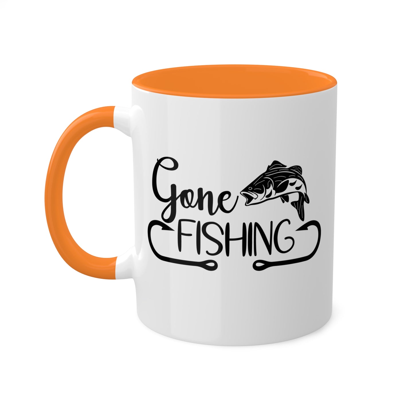 Gone Fishing - 11oz Colorful Fun Gift Mug