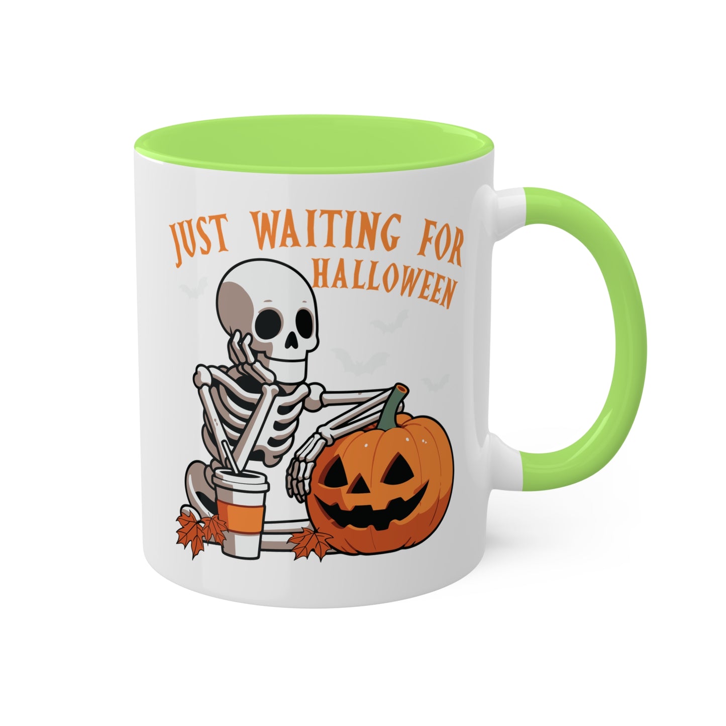 Just Waiting For Halloween - 11oz Colorful Halloween Mug