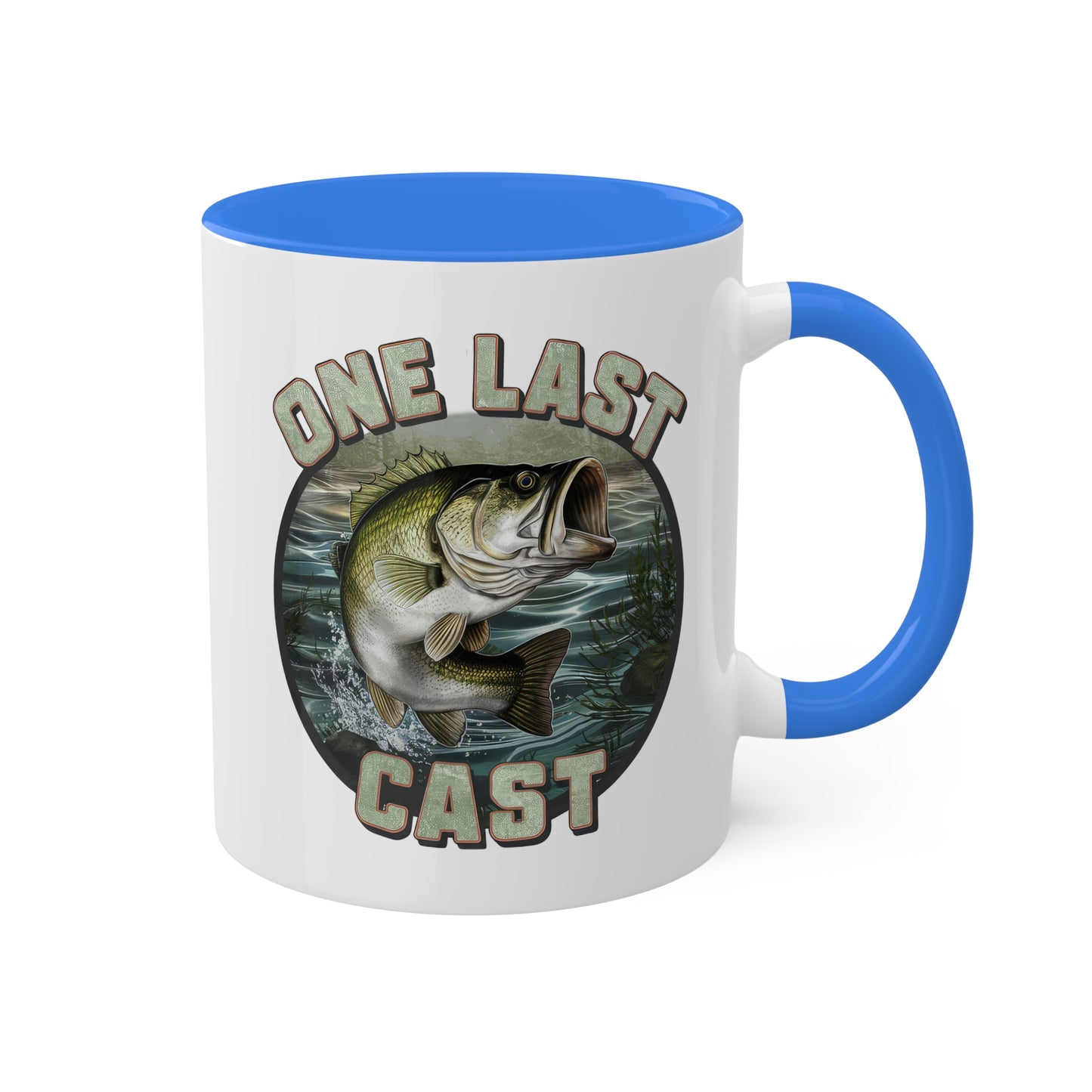 One Last Cast - 11oz Colorful & Fun Coffee Mug