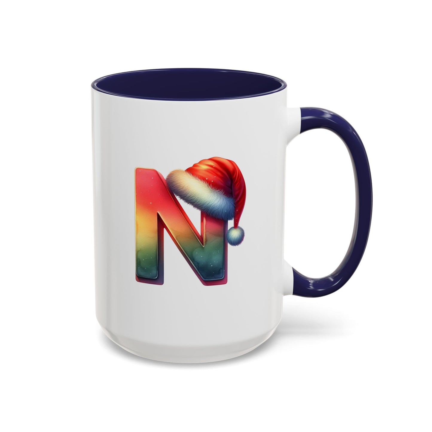 Taza con la letra "N" del alfabeto navideño (11, 15 oz)