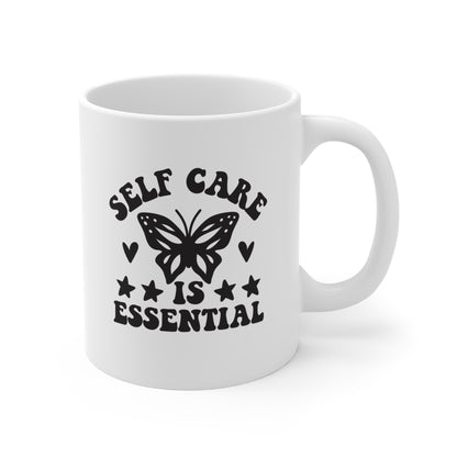 El cuidado personal es esencial - Taza de café de 11 oz