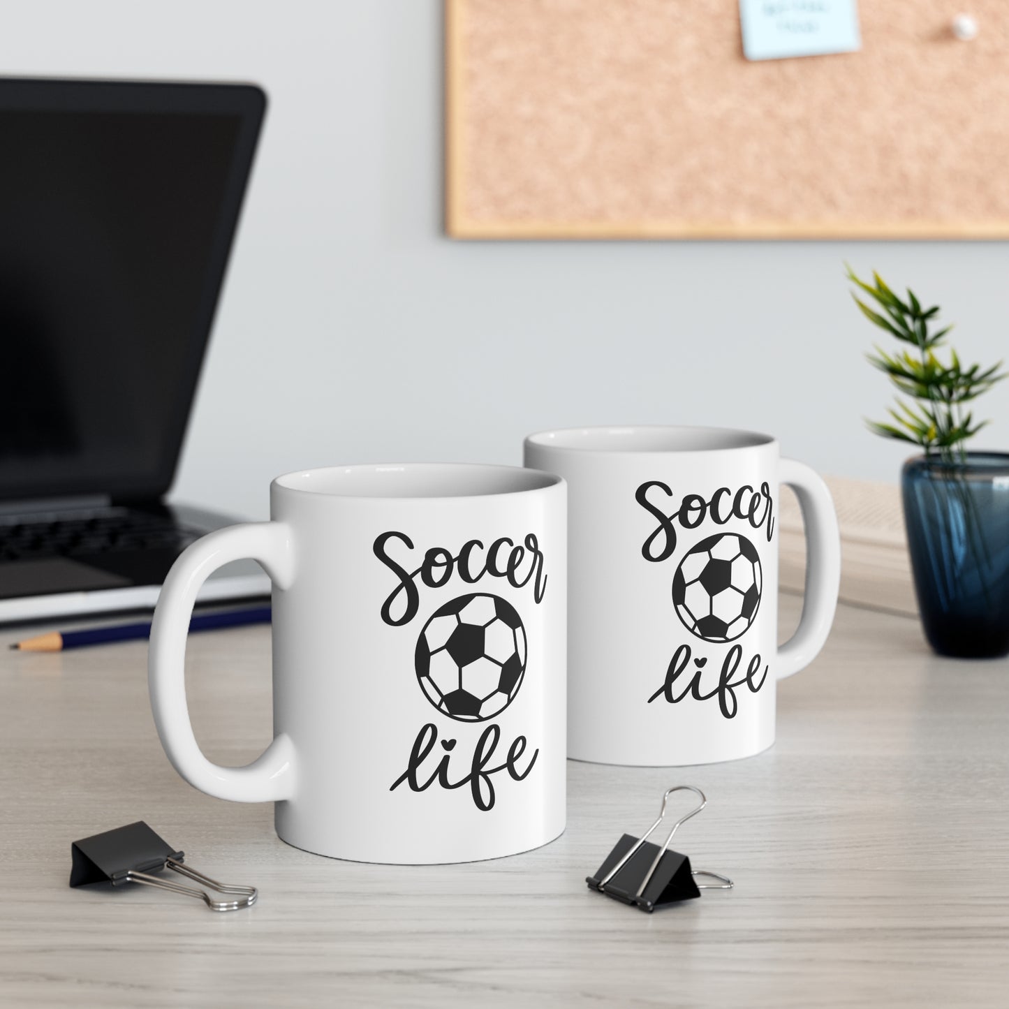 Soccer Life Sports Fan - 11 oz Coffee Mug