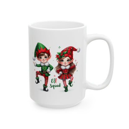 Cute Elf Squad - Winter Coffee Mug (11oz, 15oz)