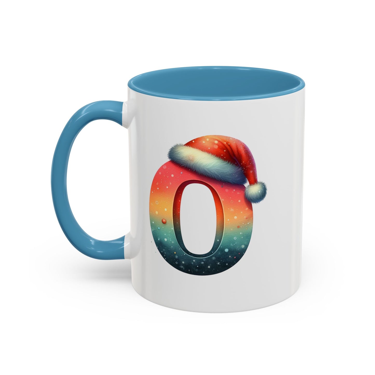 "O" Christmas Alphabet Letter - Holiday Gift Mug (11, 15oz)