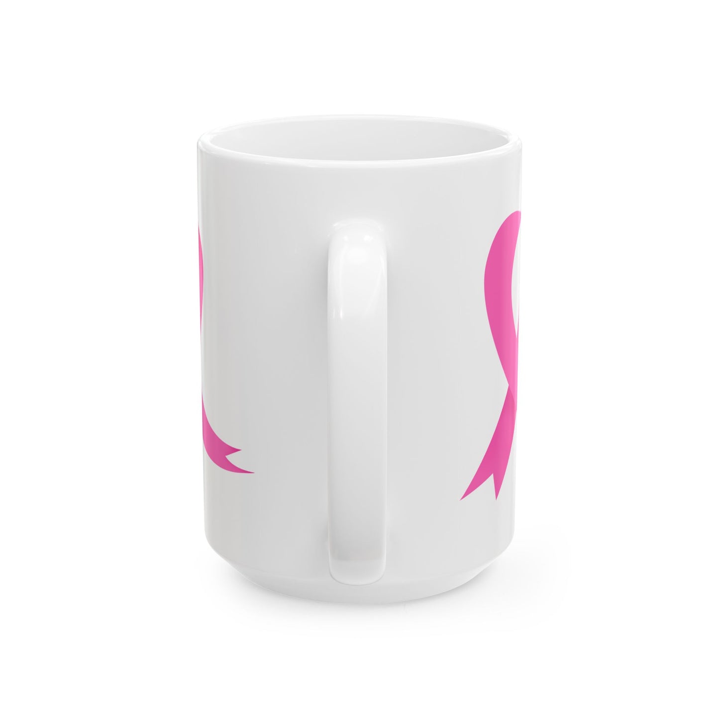 Pretty Pink Ribbon - Breast Cancer Awareness Mug (11oz, 15oz)