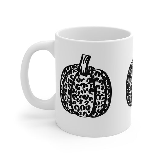 Cute and Spooky Black Pumpkins - 11 oz Ceramic Coffee Mug