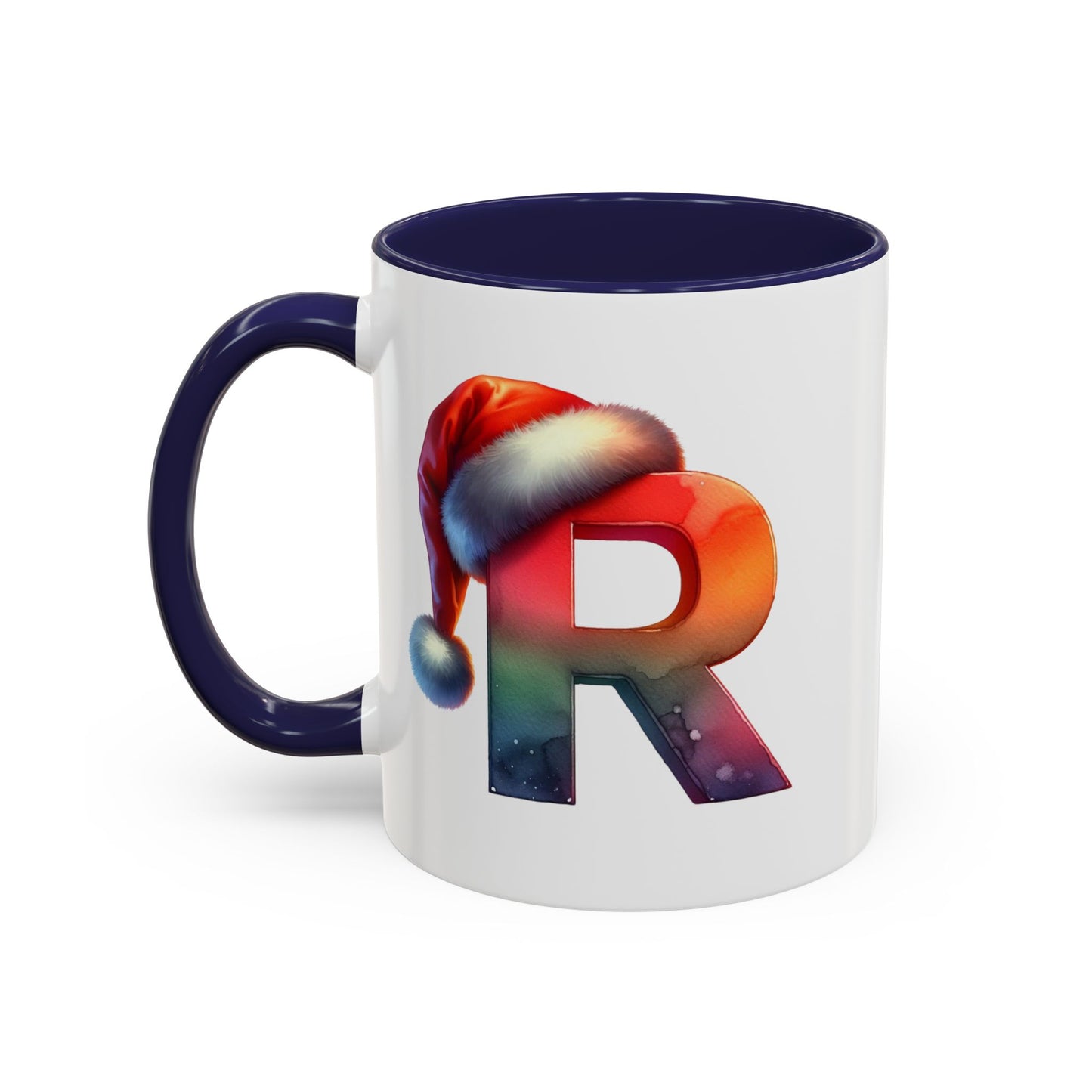 "R" Christmas Alphabet Letter - Holiday Gift Mug (11, 15oz)