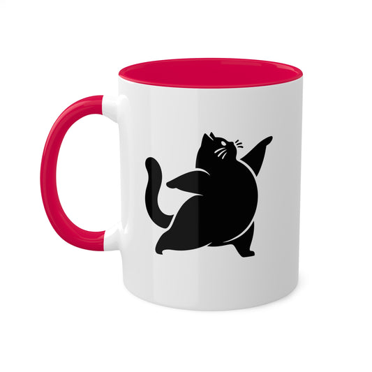 Cute Yoga Cat - 11oz Colorful & Funny Mug