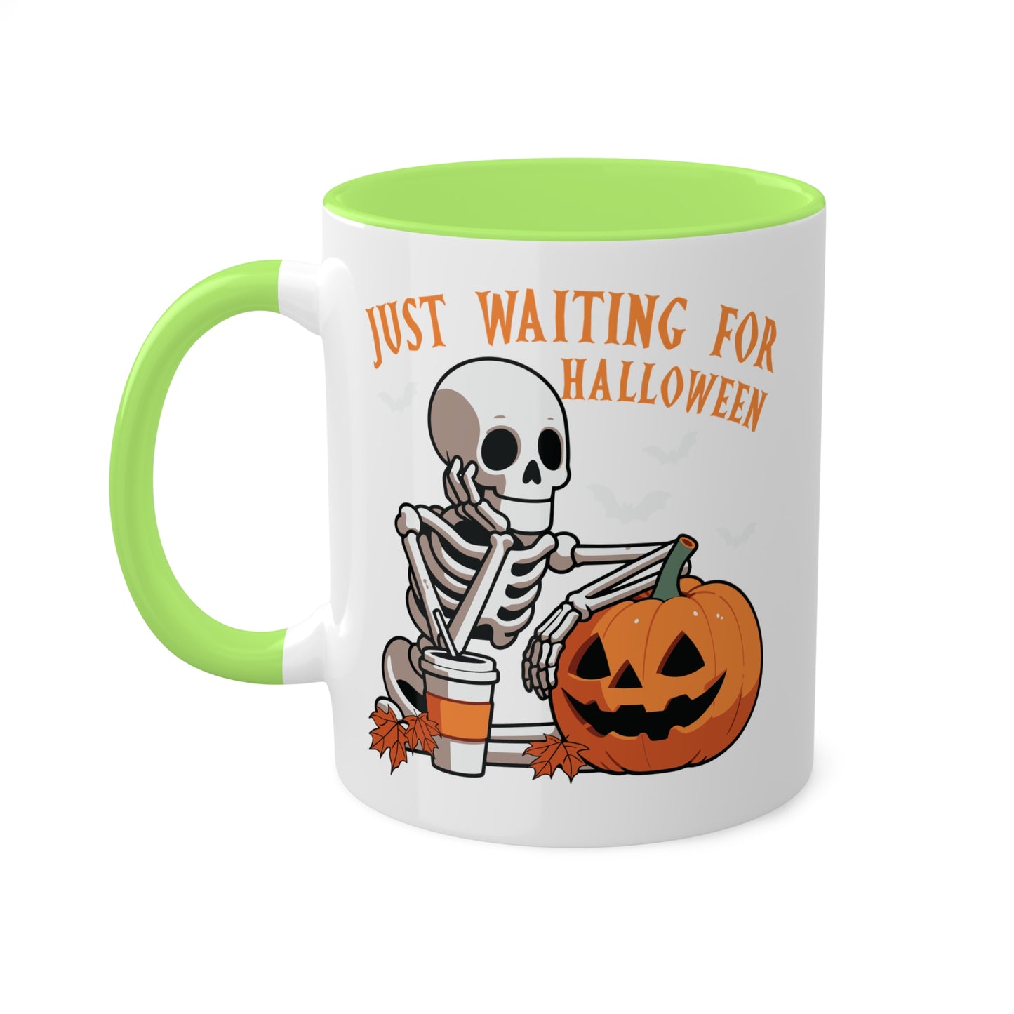 Just Waiting For Halloween - 11oz Colorful Halloween Mug