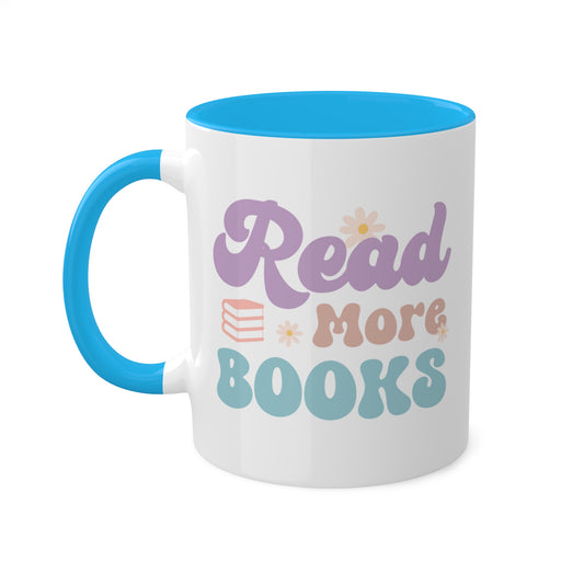 Read More Books - 11oz Colorful Mug