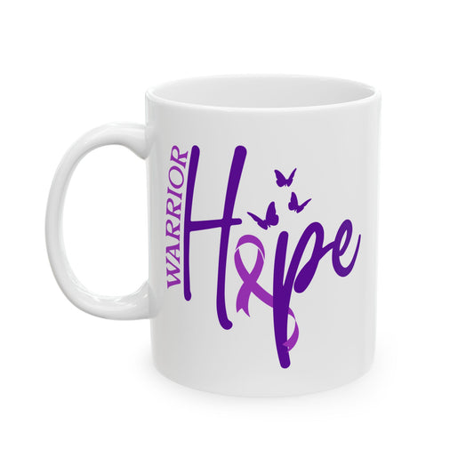 Hope Warrior - Pancreatic Cancer Awareness Coffee Mug (11oz, 15oz)