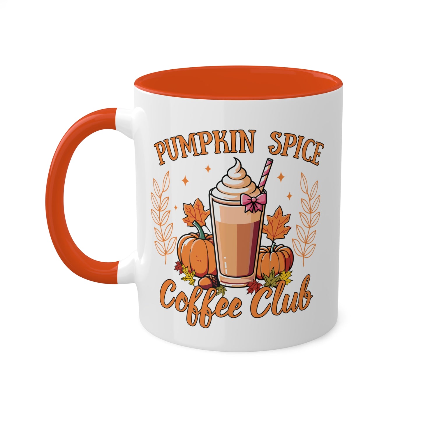 Pumpkin Spice Coffee Club - 11oz Colorful Fall Mug