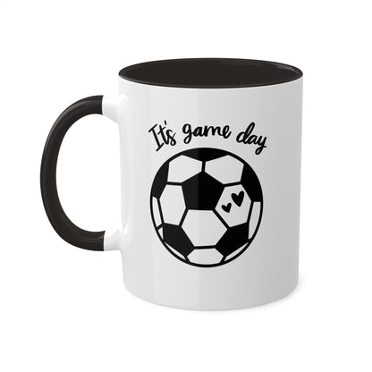 It's Game Day - 11oz Colorful Soccer Mugs