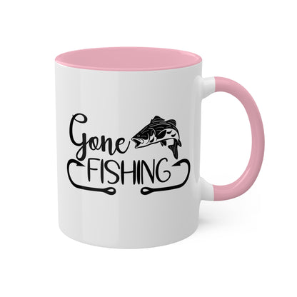 Gone Fishing - 11oz Colorful Fun Gift Mug