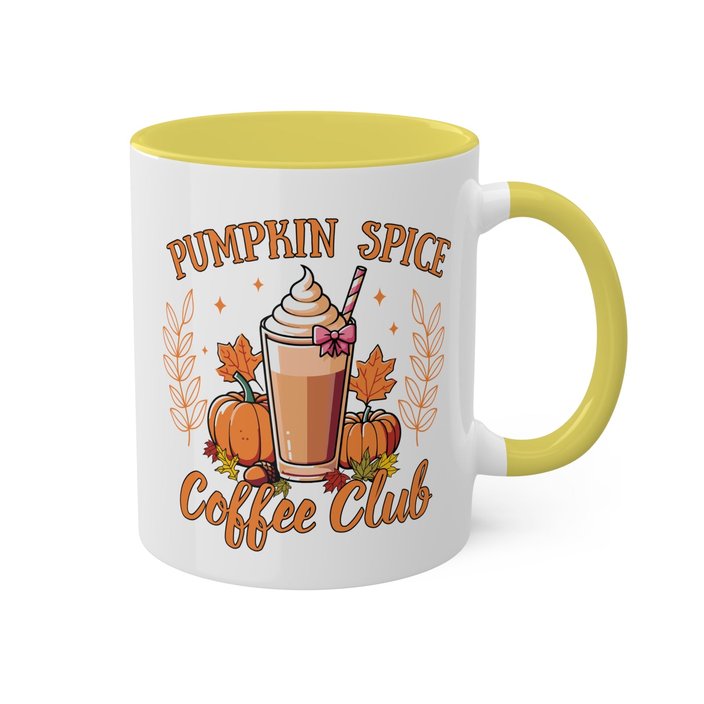 Pumpkin Spice Coffee Club - 11oz Colorful Fall Mug