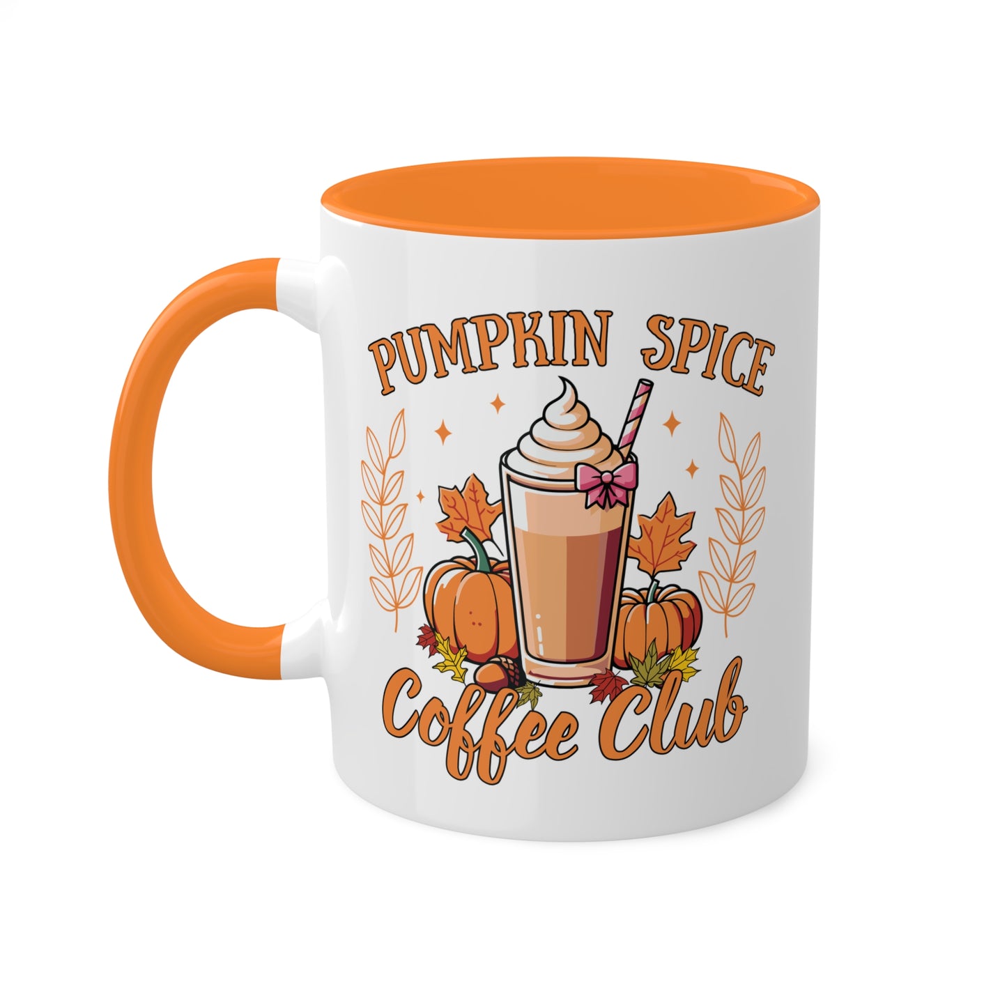 Pumpkin Spice Coffee Club - 11oz Colorful Fall Mug