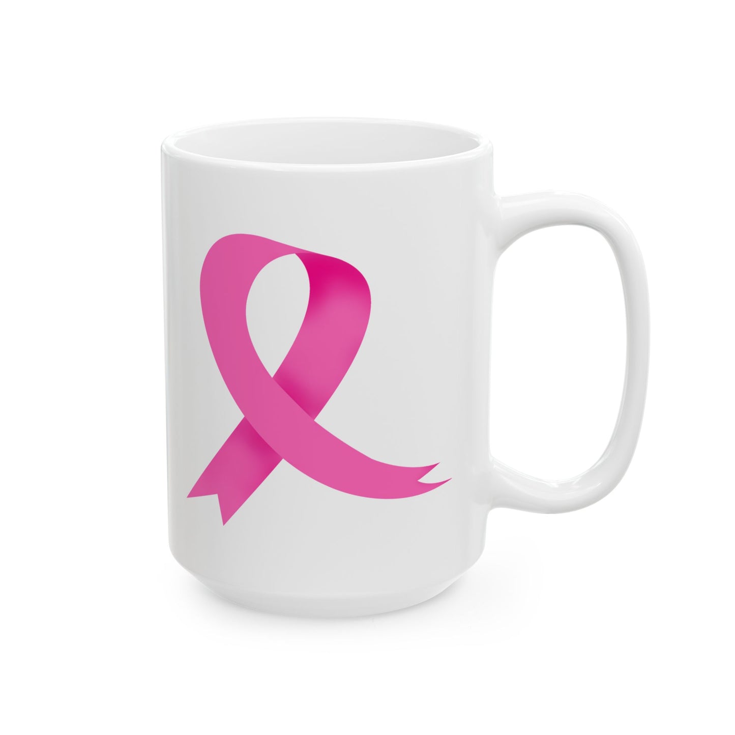 Pretty Pink Ribbon - Breast Cancer Awareness Mug (11oz, 15oz)