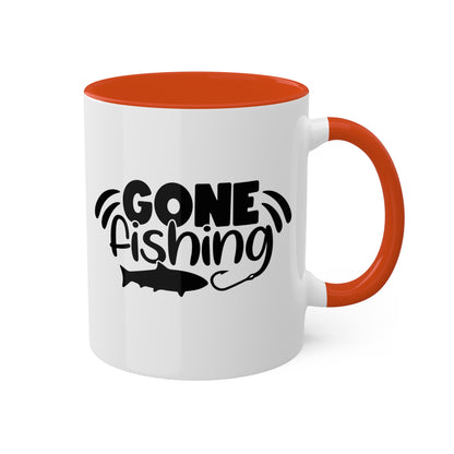 Gone Fishing - 11oz Fun Colorful Mug