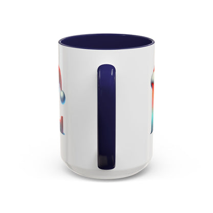 "L" Christmas Alphabet Letter - Holiday Gift Mug (11, 15oz)