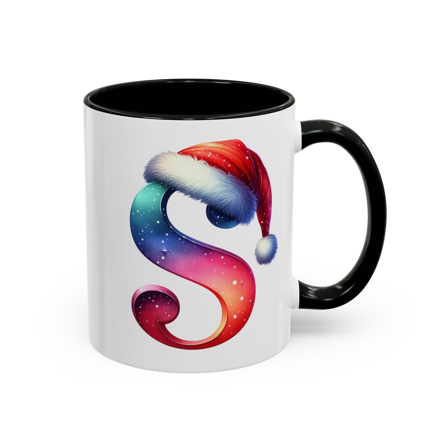 Taza con la letra "S" del alfabeto navideño (11, 15 oz)