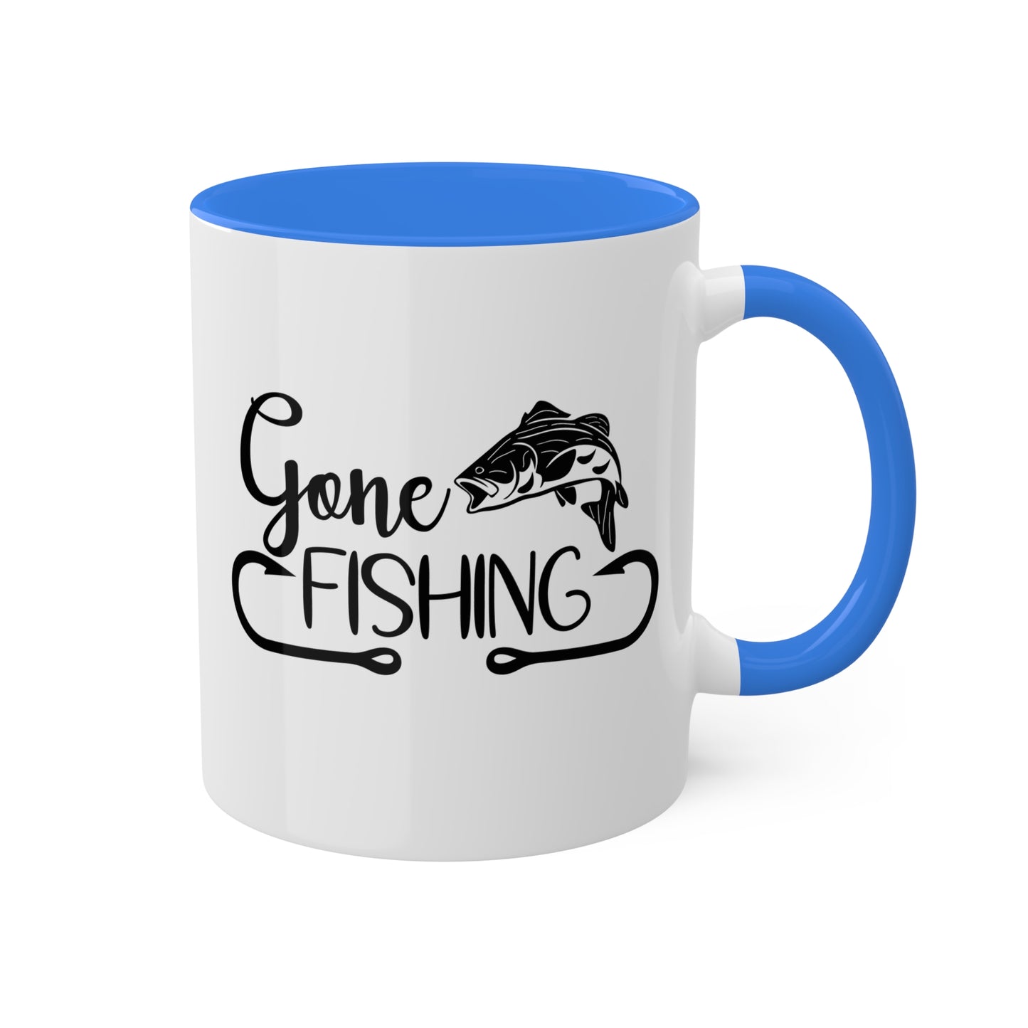 Gone Fishing - 11oz Colorful Fun Gift Mug