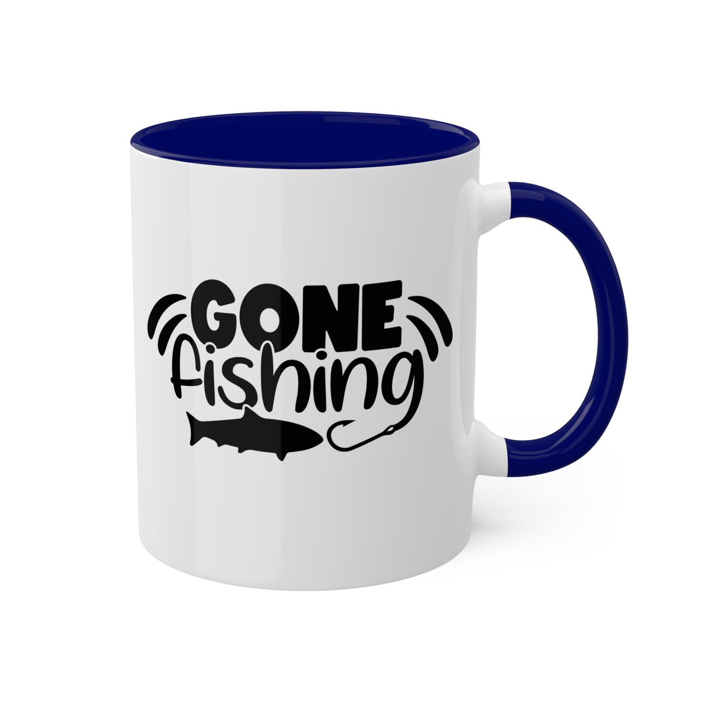 Gone Fishing - 11oz Fun Colorful Mug