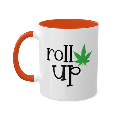 Roll Up Coffee Mug Gift - 11oz Colorful Mug