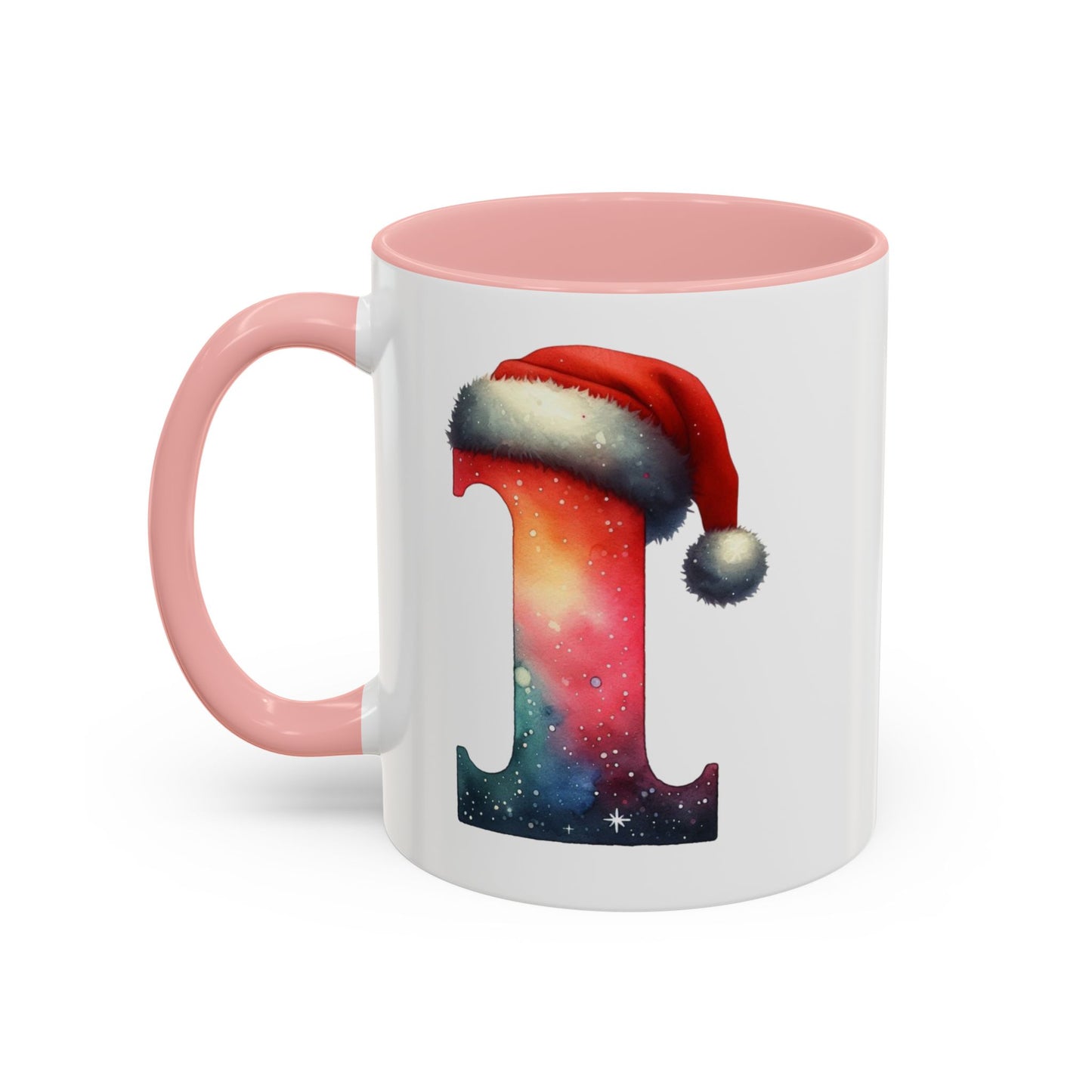 "I" Christmas Alphabet Letter - Holiday Gift Mug (11, 15oz)