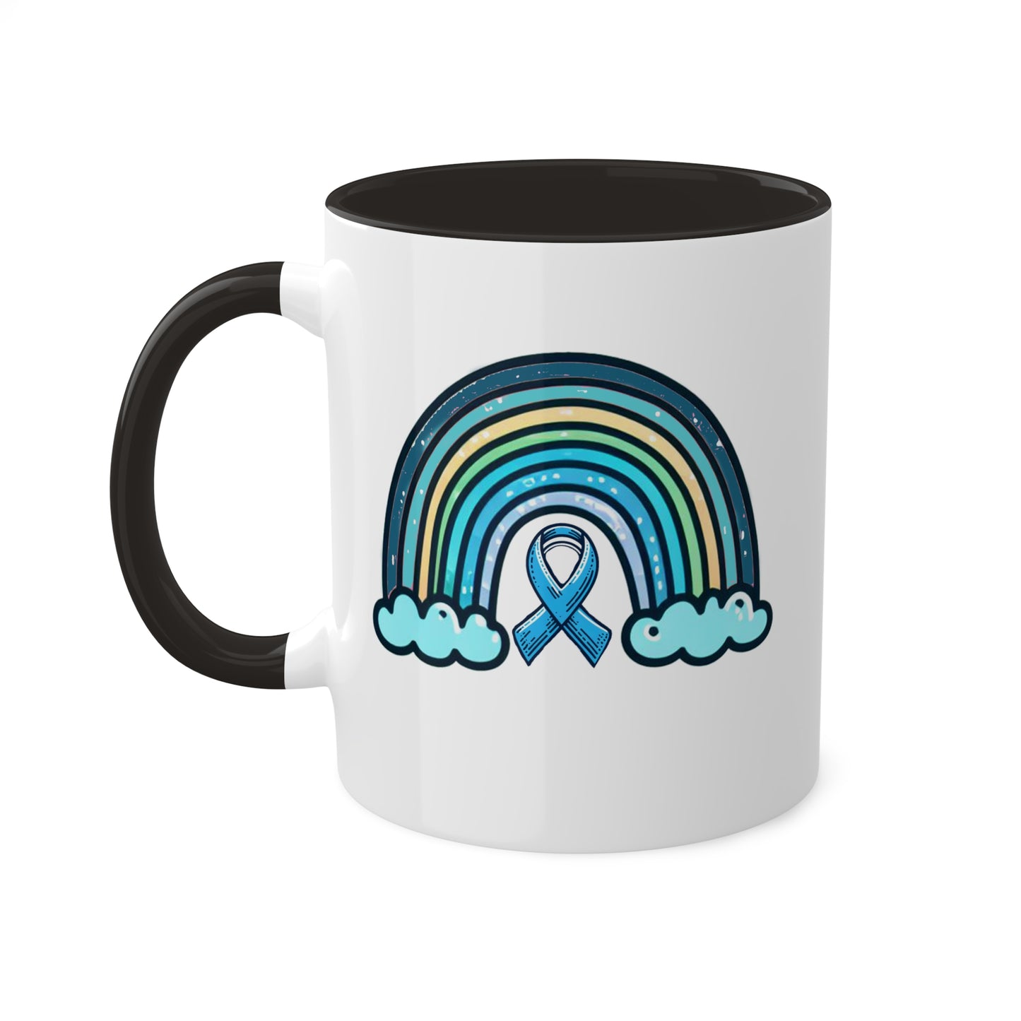 Peaceful Rainbow for Diabetes Awareness Coffee Mug, 11 oz