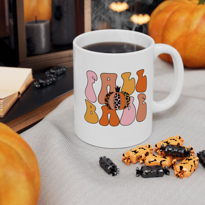 Fall Babe - Thanksgiving Coffee Gift Mug (11oz, 15oz)