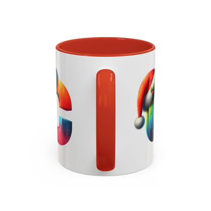 "C" Christmas Alphabet Letter - Holiday Gift Mug (11, 15oz)