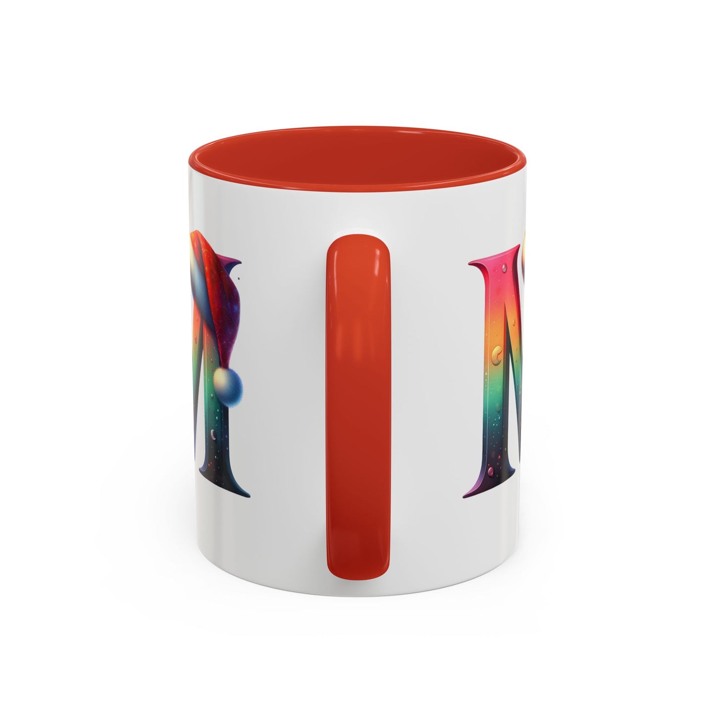 "M" Christmas Alphabet Letter - Holiday Gift Mug (11, 15oz)