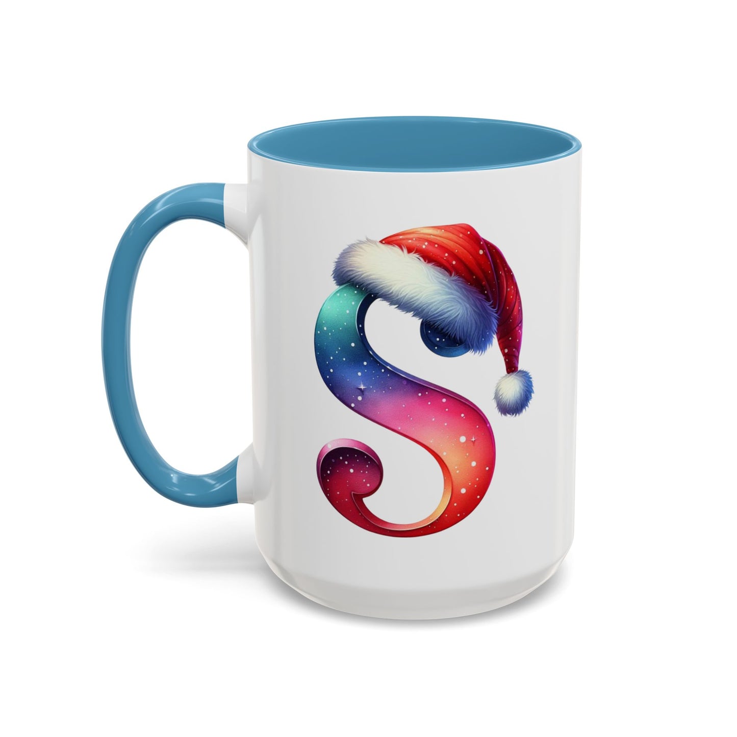 Taza con la letra "S" del alfabeto navideño (11, 15 oz)