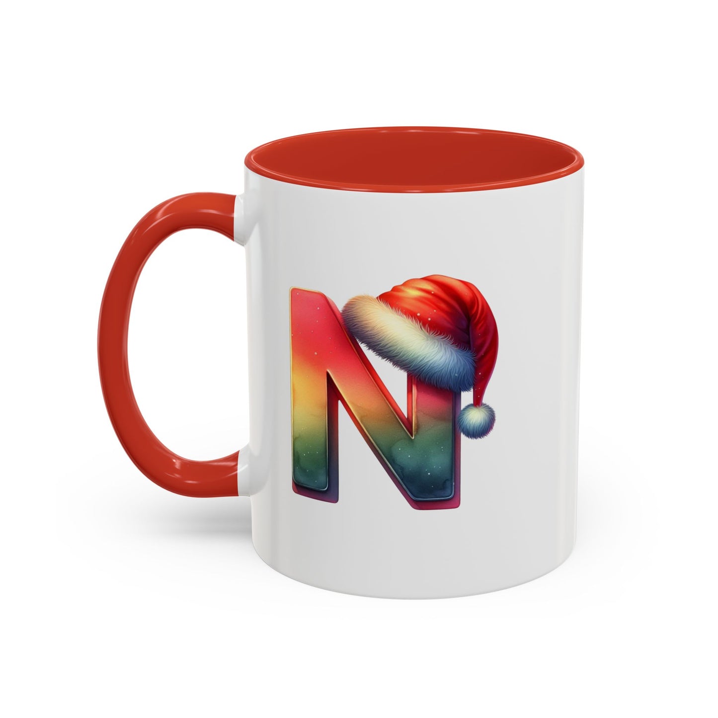 Taza con la letra "N" del alfabeto navideño (11, 15 oz)