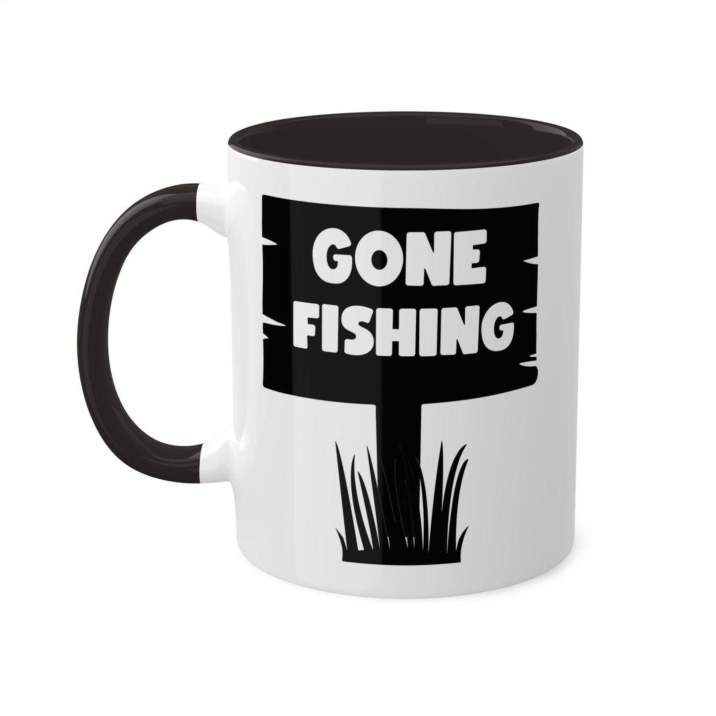 Gone Fishing - 11oz Colorful & Funny Mug