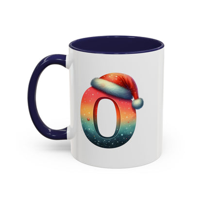 "O" Christmas Alphabet Letter - Holiday Gift Mug (11, 15oz)