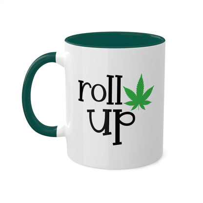 Roll Up Coffee Mug Gift - 11oz Colorful Mug