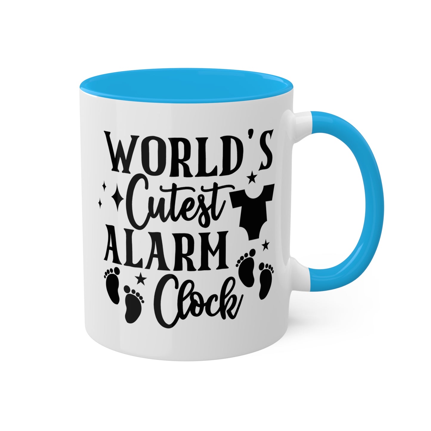 World's Cutest Alarm Clock - 11 oz Colorful Coffee Mug