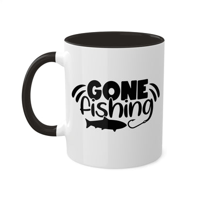 Gone Fishing - 11oz Fun Colorful Mug