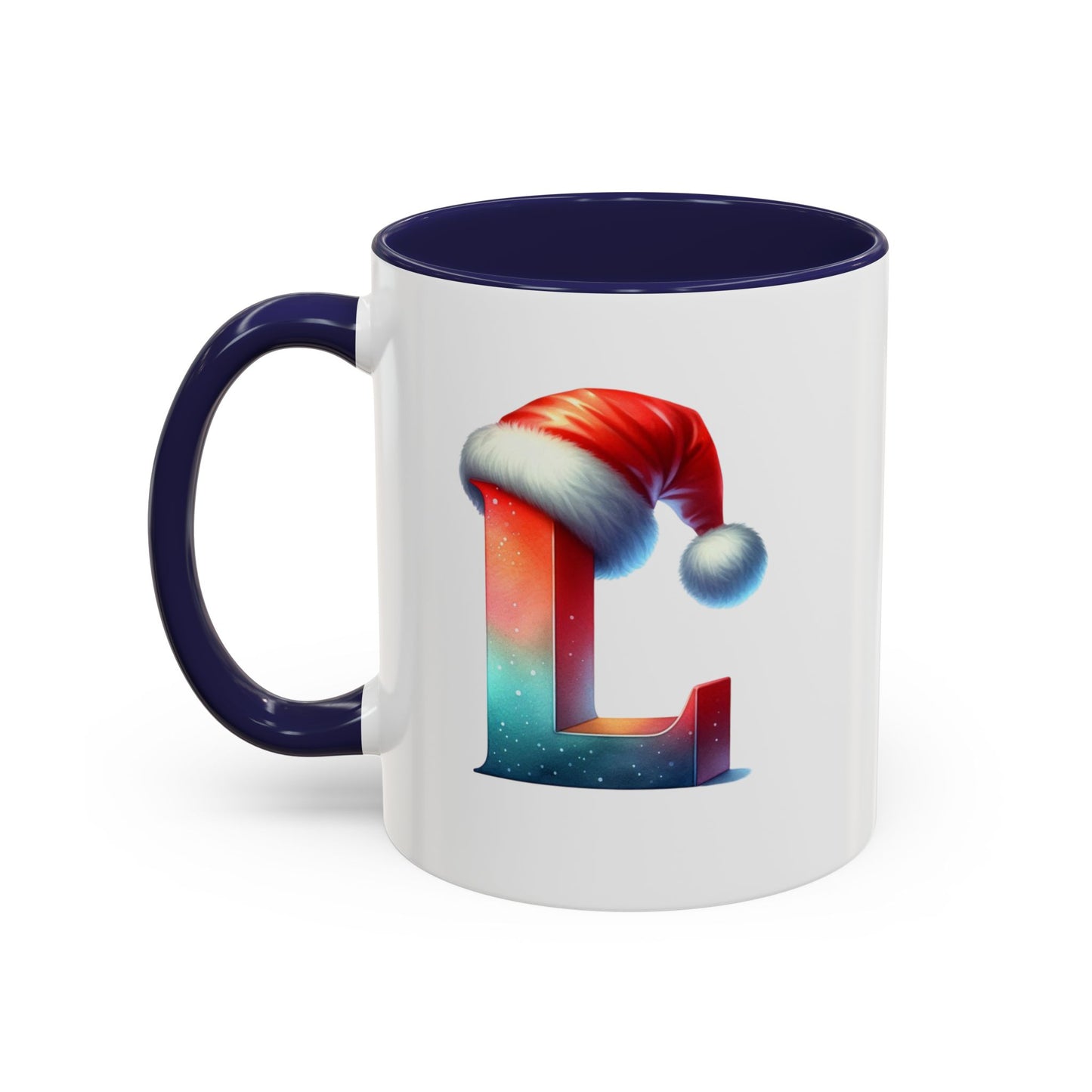 "L" Christmas Alphabet Letter - Holiday Gift Mug (11, 15oz)