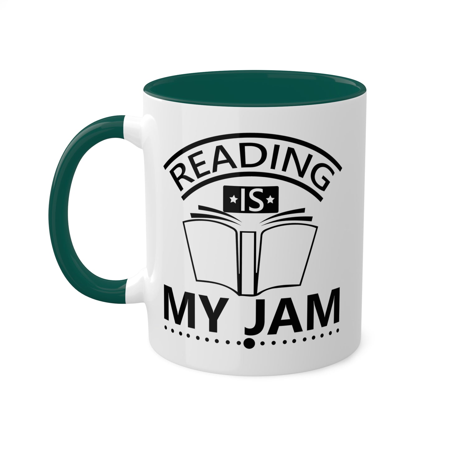 Reading Is My Jam - 11oz Colorful Mug