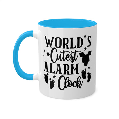 World's Cutest Alarm Clock - 11 oz Colorful Coffee Mug