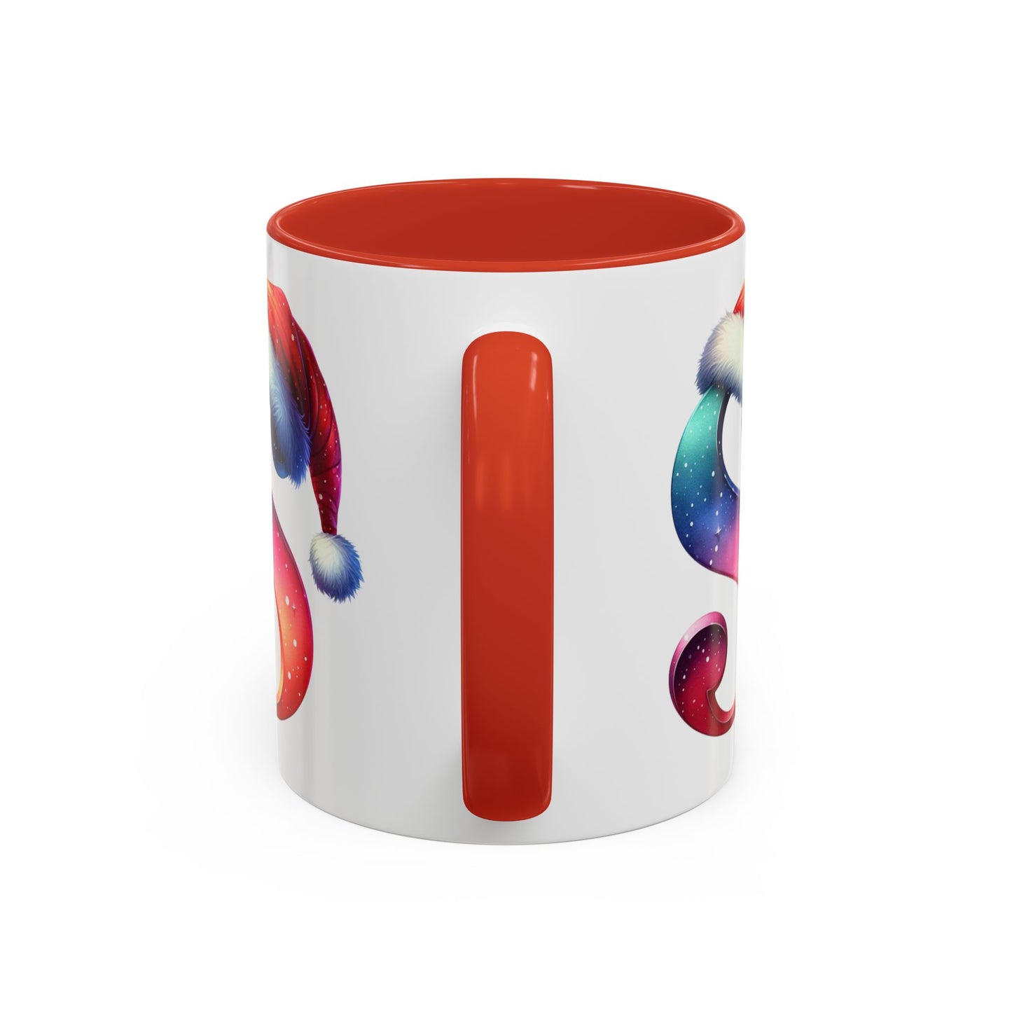 Taza con la letra "S" del alfabeto navideño (11, 15 oz)