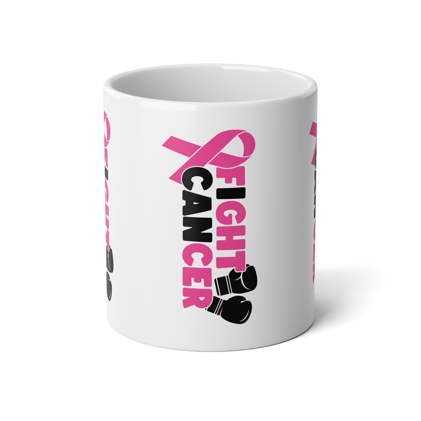 I CAN Fight - Breast Cancer Awareness Jumbo Mug, 20oz